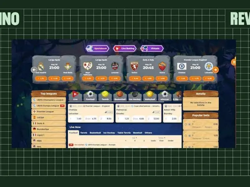 Sportsbook Wazamba Casino