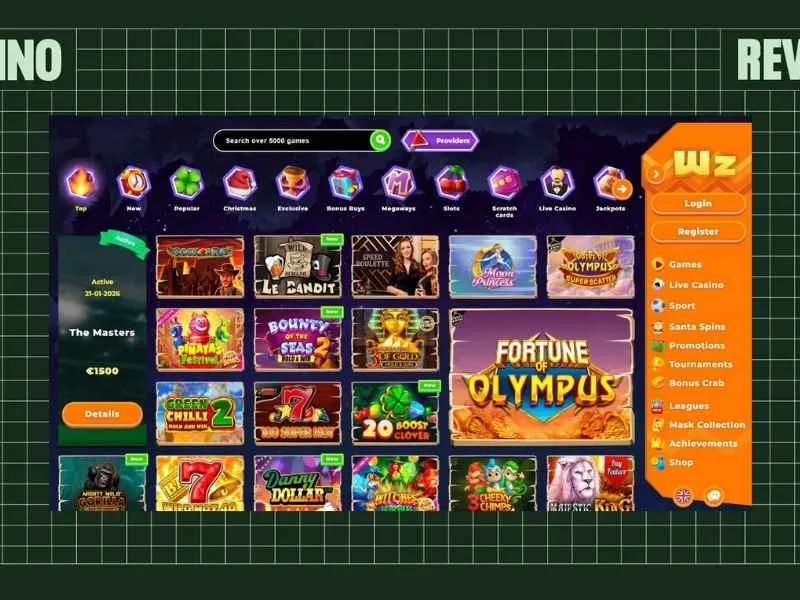 Machines à Sous Vidéo: Catalogue Wazamba