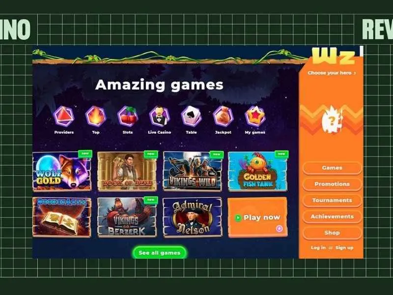 Slots à Jackpot Progressif et Wazamba Casino