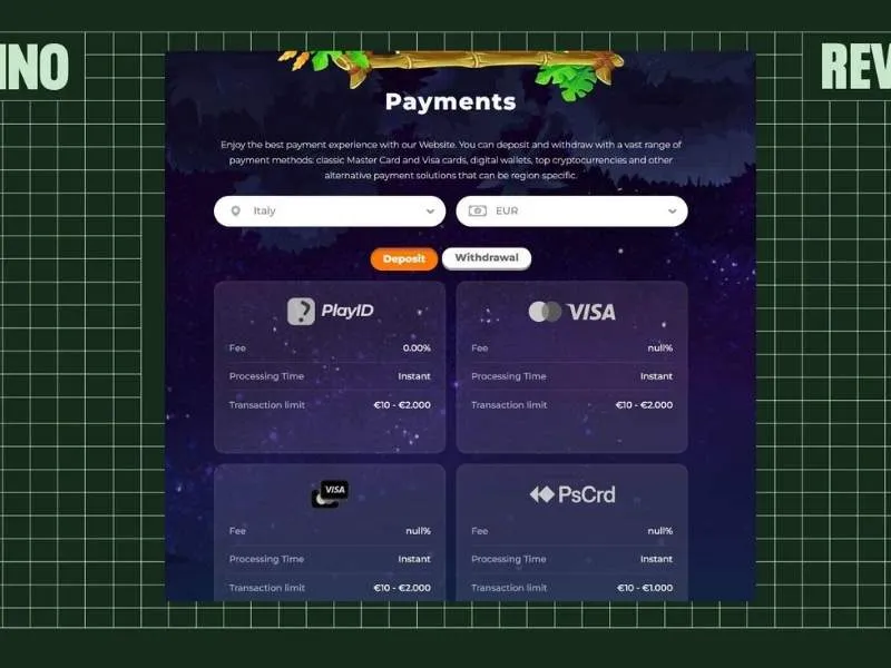 Vouchers Prépayés: Wazamba